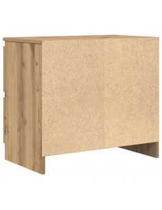 Mobile TV Rovere Artigianale 60x35x54 cm in Legno Multistrato 2