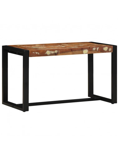 Panca Multicolore 80x35x45 cm in Legno Massello Recupero