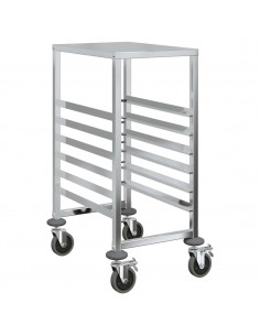 Carrello Portateglie con 6 GN Contenitori 39x55x87 cm