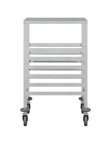 Carrello Portateglie con 6 GN Contenitori 39x55x87 cm