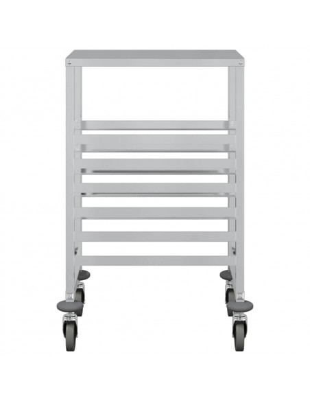 Carrello Portateglie con 6 GN Contenitori 39x55x87 cm
