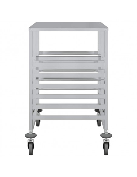 Carrello Portateglie con 12 GN Contenitori 75x55x87 cm