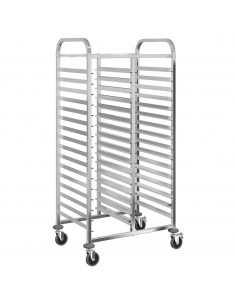 Carrello Portateglie con 32 GN Contenitori 75x55x162,5 cm