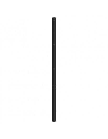 Testiera in Metallo Nero 135 cm