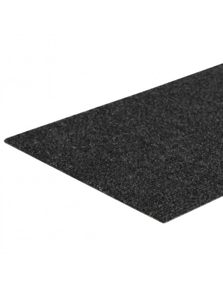 Tappetini per scale autoadesivi 30 pz 60x25 cm antracite rettangolari