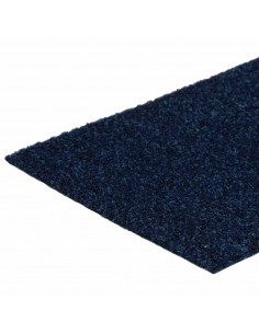 Tappetini per Scale Autoadesivi 30 pz Blu 76x20 cm Rettangolare