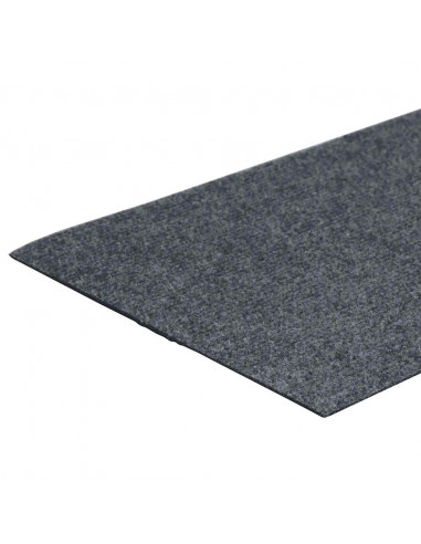 Tappetini per Scale Autoadesivi 30 pz Grigio Chiaro 60x25 cm