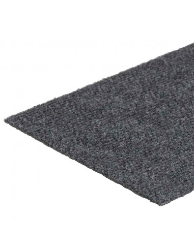 Tappetini per Scale Autoadesivi 30 pz Grigio Chiaro 76x20 cm