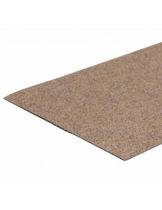 Tappetini per Scale Autoadesivi 30 pz Marrone Chiaro 60x25 cm