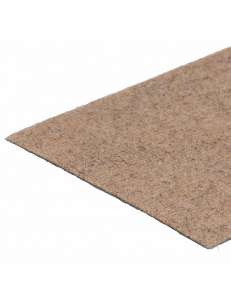 Tappetini per Scale Autoadesivi 30 pz Marrone Chiaro 76x20 cm