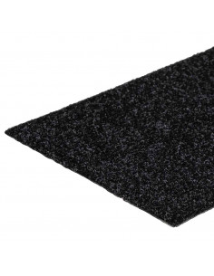 Tappetini per Scale Autoadesivi 30 pz Neri 76x20cm Rettangolari