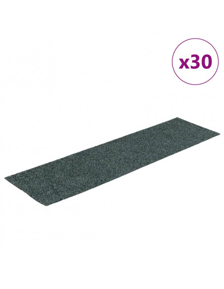 Tappetini per Scale Autoadesivi 30pz Verdi 76x20cm Rettangolare