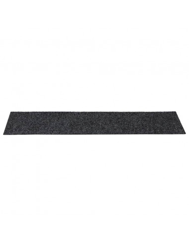 Tappetini per Scale Autoadesivi 30pz Grigi 76x20cm Rettangolare