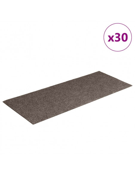 Tappetini per Scale Autoadesivi 30pz Crema 60x25cm Rettangolare