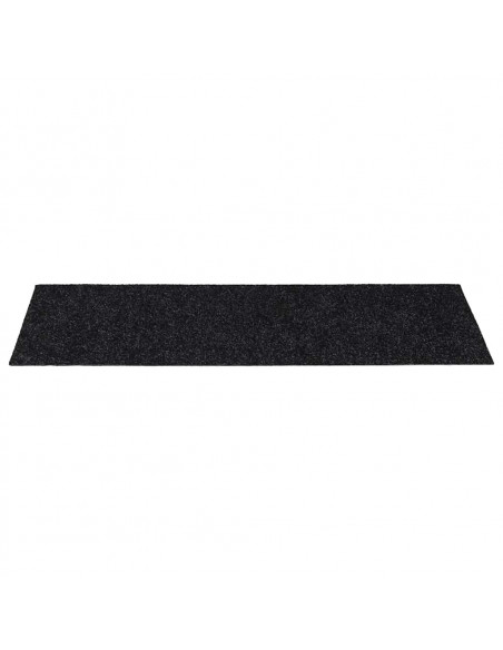 Tappetini per Scale Autoadesivi 30 pz Neri 60x25cm Rettangolare