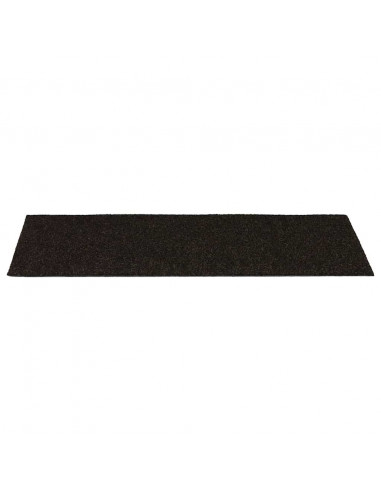 Tappetini per Scale Autoadesivi 30 pz Marrone Scuro 60x25 cm