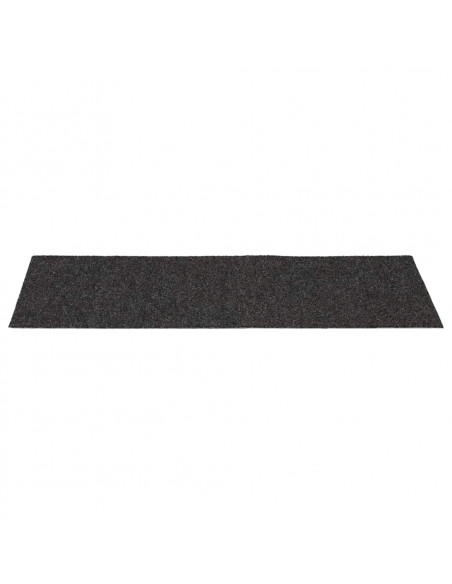 Tappetini per scale autoadesivi 30 pz 60x25 cm antracite rettangolari