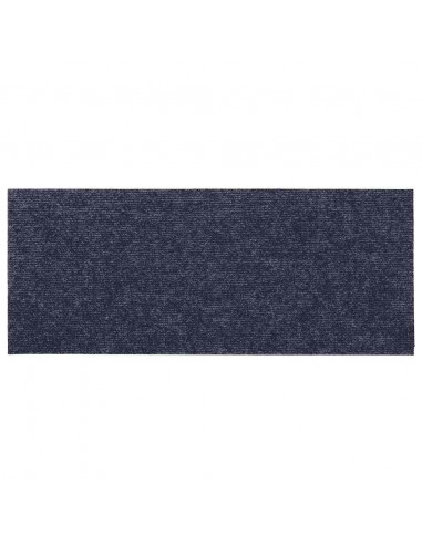 Tappetini per Scale Autoadesivi 30 pz Grigio Blu 60x25 cm