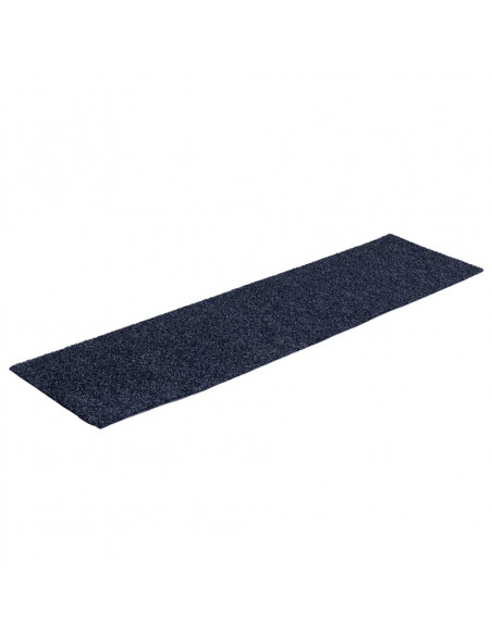 Tappetini per Scale Autoadesivi 30 pz Grigio Blu 76x20 cm