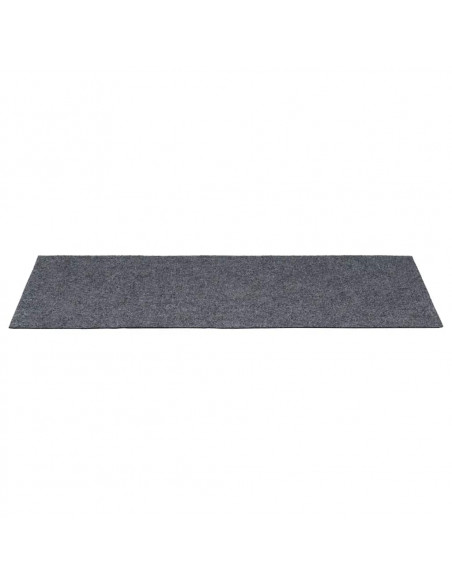 Tappetini per Scale Autoadesivi 30 pz Grigio Chiaro 60x25 cm