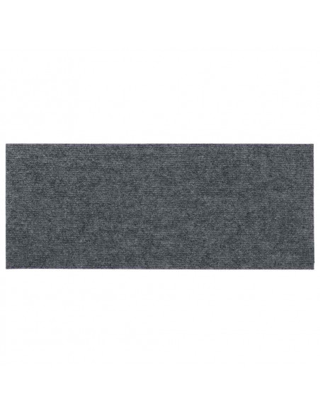 Tappetini per Scale Autoadesivi 30 pz Grigio Chiaro 60x25 cm