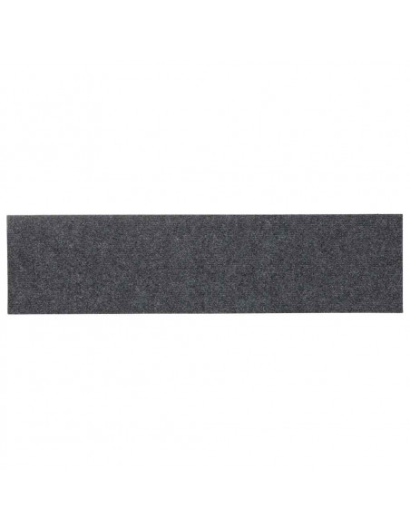 Tappetini per Scale Autoadesivi 30 pz Grigio Chiaro 76x20 cm