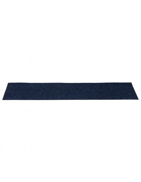 Tappetini per Scale Autoadesivi 30 pz Blu 76x20 cm Rettangolare