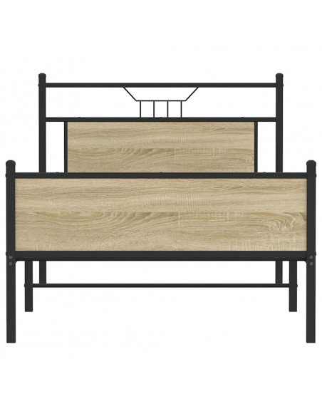 Giroletto senza Materasso Rovere Sonoma 107x203cm in Truciolato