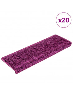 Tappetini per Scale 20 pz 65x21x4 cm Viola