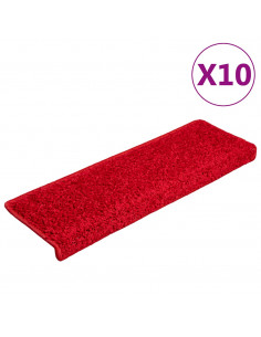 Tappetini per Scale 20 pz 65x21x4 cm Rossi