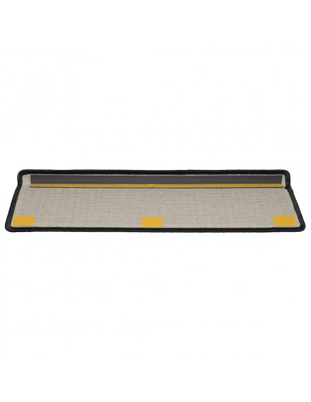 Tappetini per Scale 20 pz 65x21x4 cm Neri