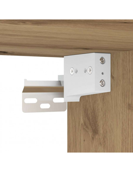 Set Mobili da Bagno 3 pz Rovere Artigianale Legno Multistrato