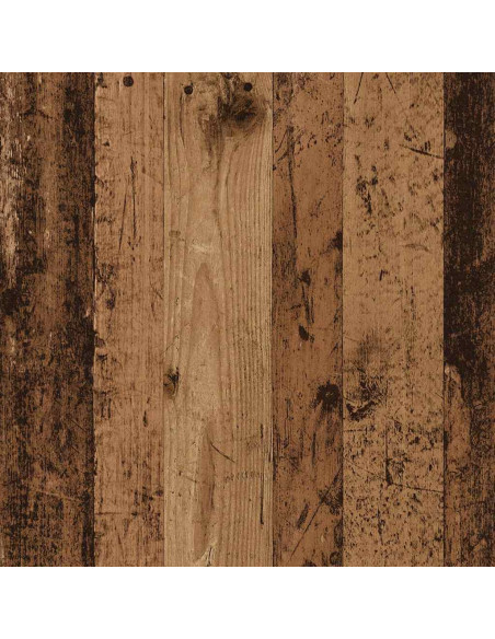 Set Mobili da Bagno 3 pz Legno Antico in Legno Multistrato