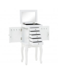 Armadietto Portagioie Autoportante Bianco