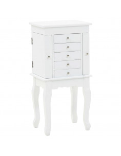 Armadietto Portagioie Autoportante Bianco 2