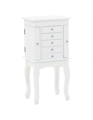 Armadietto Portagioie Autoportante Bianco