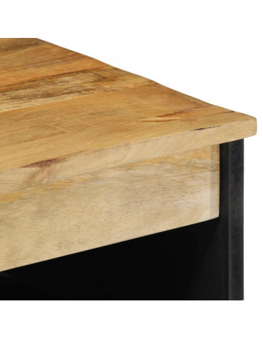 Credenza Marrone 60x33x75 cm in Legno Massello di Mango