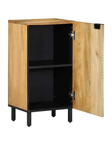Credenza Marrone 40x33x75 cm in Legno Massello di Mango