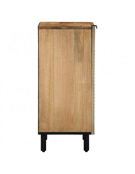 Credenza Marrone 40x33x75 cm in Legno Massello di Mango