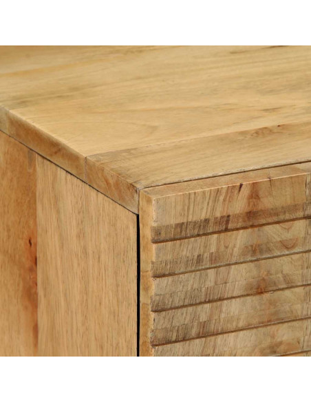 Credenza Marrone 60x33x75 cm in Legno Massello di Mango