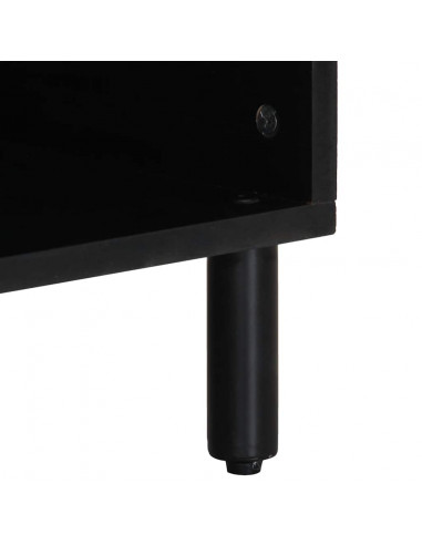 Credenza Marrone 80x33x75 cm in Legno Massello di Mango