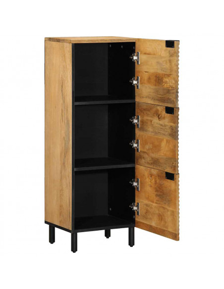 Credenza Marrone 40x33x110 cm in Legno Massello di Mango