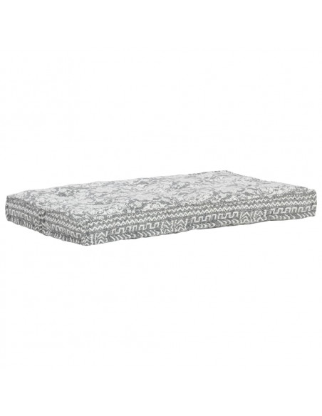 Cuscino per Divani Pallet Grigio Chiaro in Tessuto Patchwork