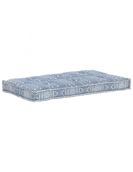 Cuscino per Divani Pallet Indaco in Tessuto Patchwork