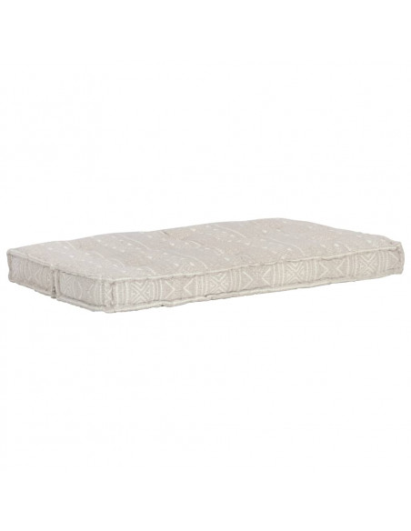 Cuscino per Divani Pallet Marrone Chiaro in Tessuto Patchwork
