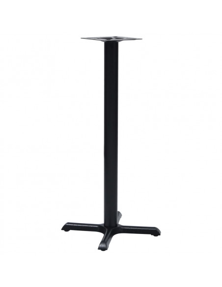 Gamba per Tavolino da Bar Nero 56x56x107 cm in Ghisa