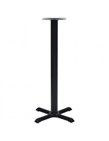 Gamba per Tavolino da Bar Nero 56x56x107 cm in Ghisa