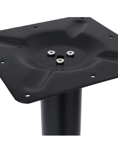 Gamba per Tavolino da Bar Nero 56x56x107 cm in Ghisa