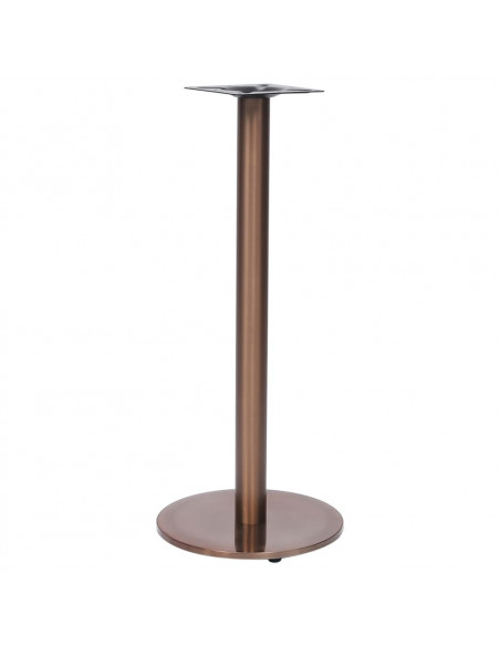 Gamba per Tavolino da Bar Oro Ø45x107 cm in Acciaio Inox
