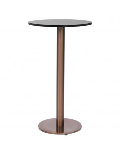 Gamba per Tavolino da Bar Oro Ø45x107 cm in Acciaio Inox 2